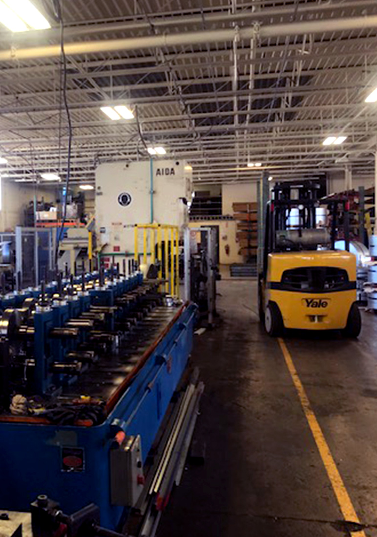 Professional custom roll forming by MMC Products in Warren, MI