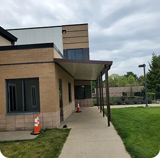 Commercial Canopy Building Side View