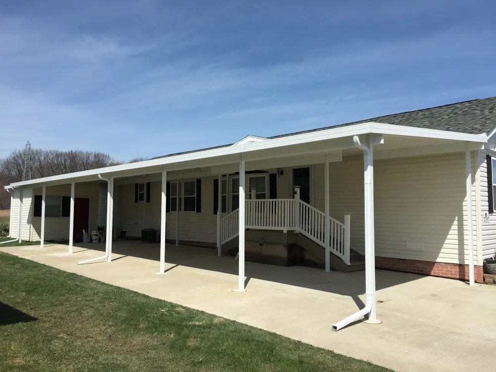 Carport Cover on Home