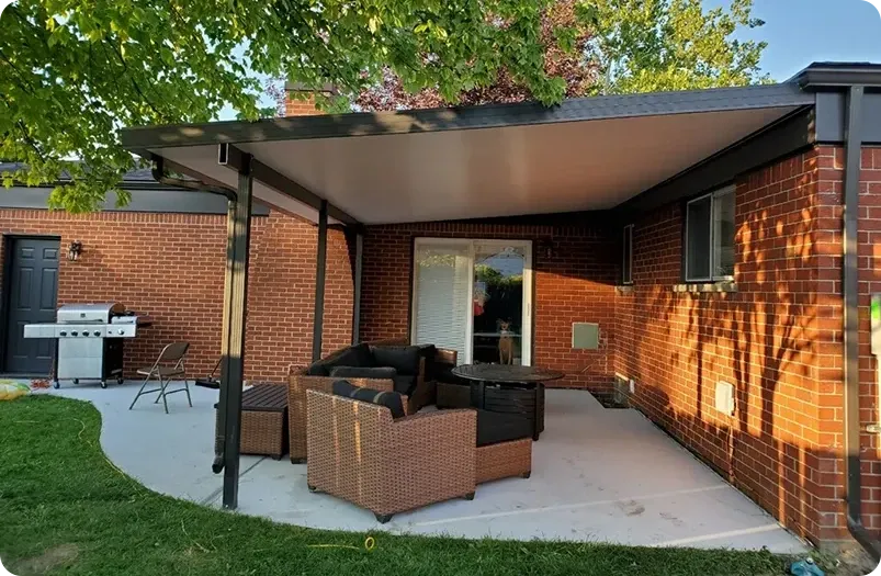 Home Patio Cover Backyard