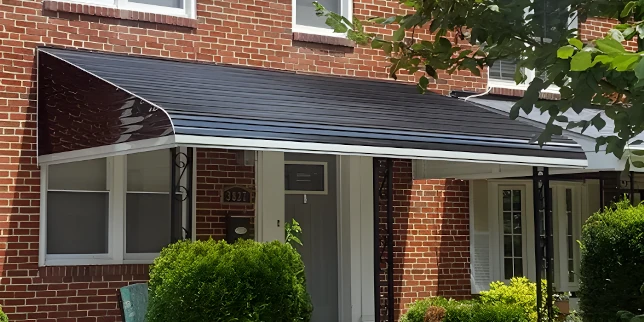 Step Down Aluminum Awning